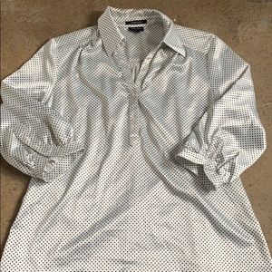 Polka Dot Silk Blouse